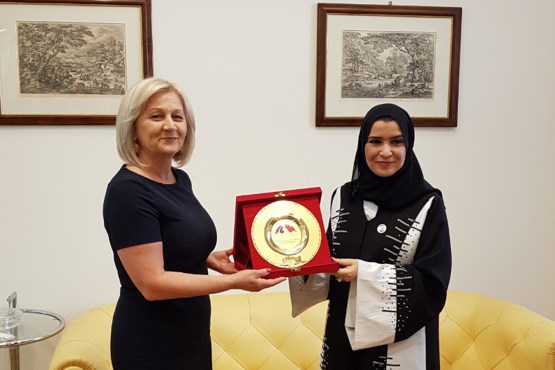 Predsjedateljica Zastupničkog doma Borjana Krišto razgovarala sa predsjednicom Federalnog Nacionalnog vijeća Ujedinjenih Arapskih Emirata